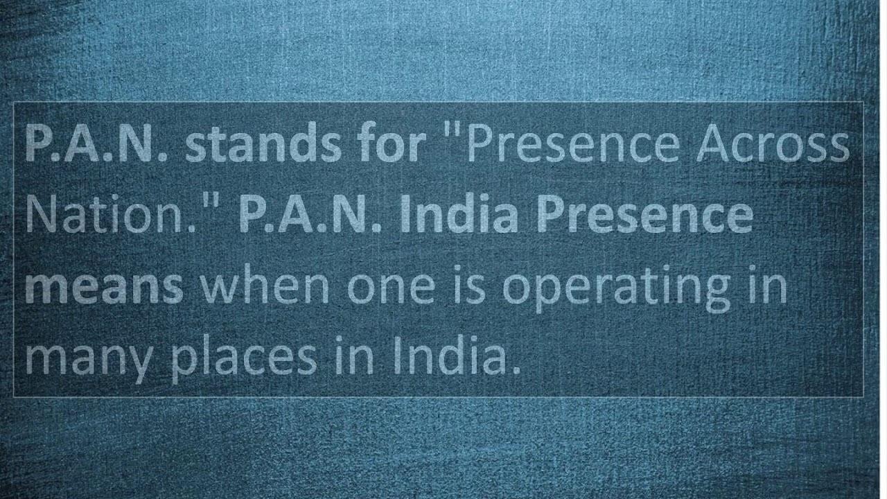Best PAN India Meaning Complete Information in 2021