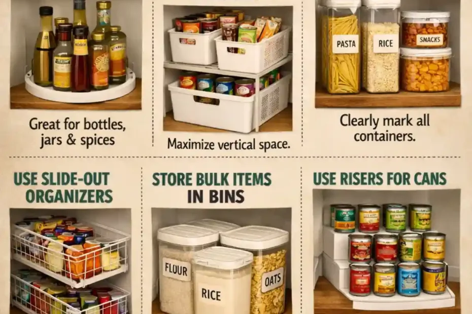 How to Organize a Pantry With Deep Narrow Shelves (Smart, Space-Saving Guide) 29 How to Organize a Pantry With Deep Narrow Shelves